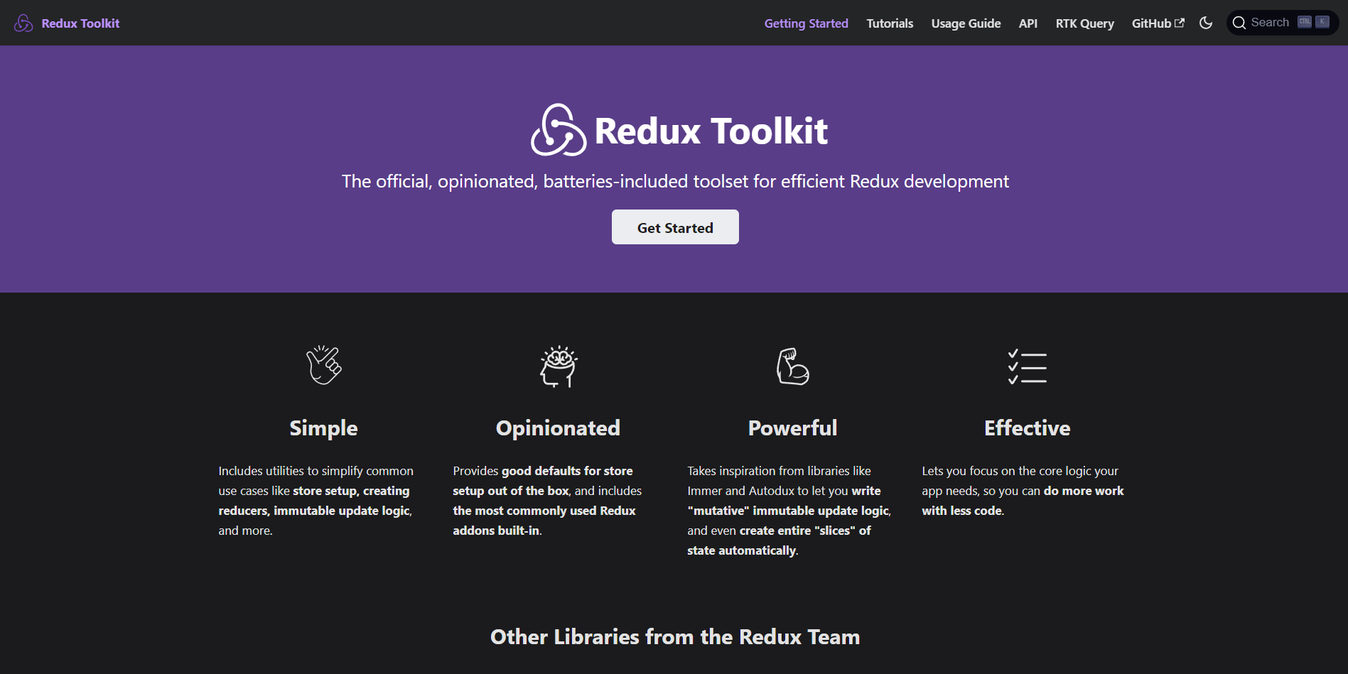 Redux Toolkit Landing
