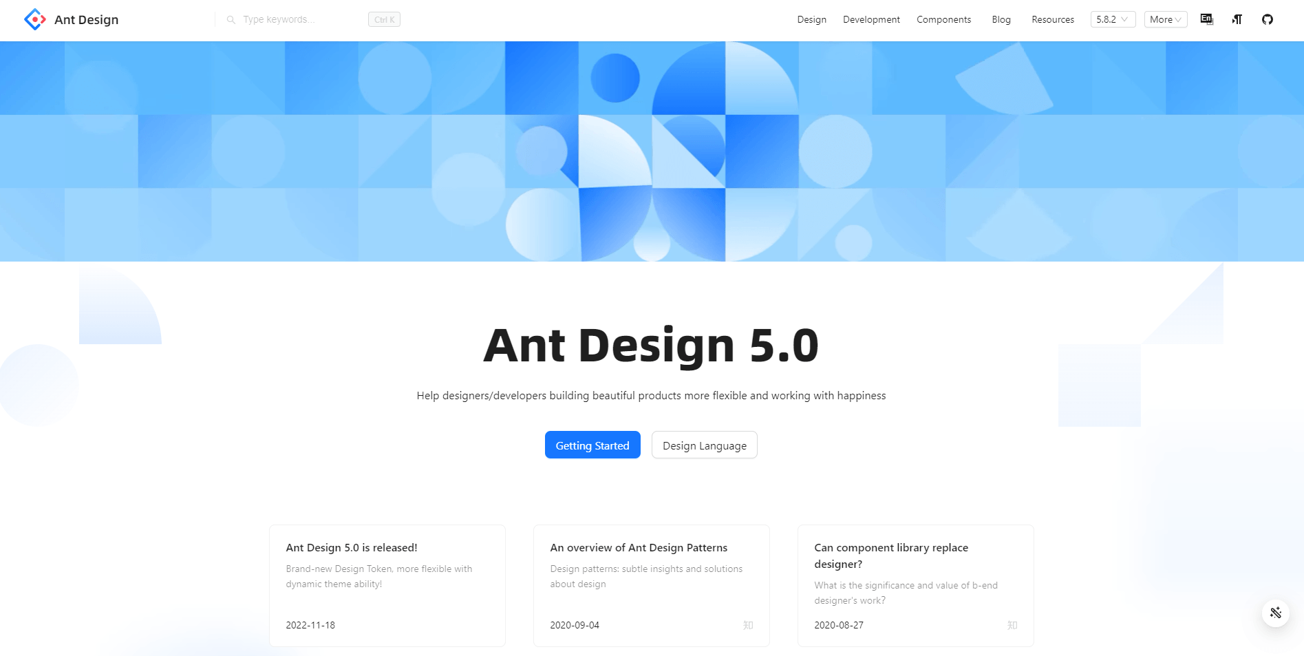 Ant Design Website